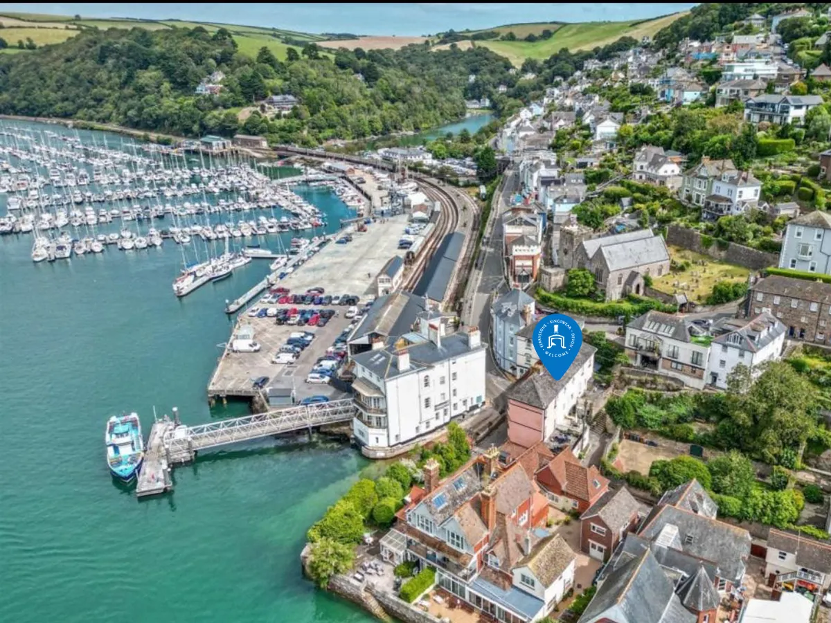 The Lower Ferry in Kingswear